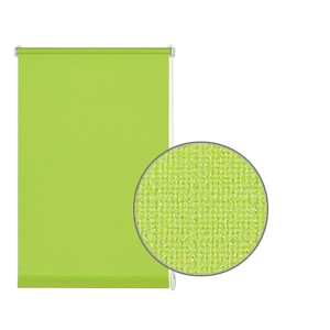 Store enrouleur Gardinia EasyFix, 45x150 cm, vert pomme, avec détail de la structure textile.