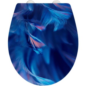 Wenko Sedile WC Softness in Duroplast bianco 38 x 44,5 cm