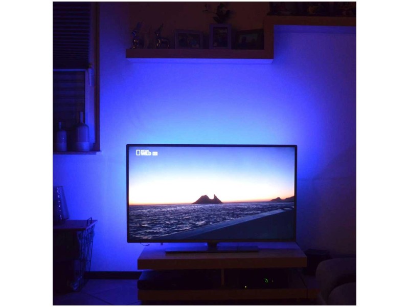 Brilo Éclairage de télévision LED for TV Noir 2 m / 2,5 W
