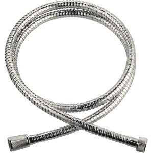Flexible de douche chromé baliv en métal, économie d'eau, 150 cm, pour douchette.