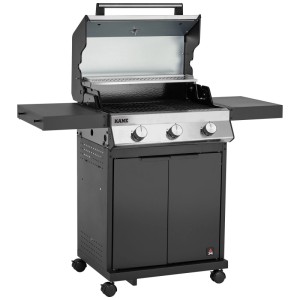 Jamestown Barbecue gas Kane 3 bruciatori griglie modulare 107 x 129 x 53 cm