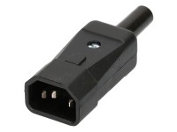 Apparatestecker IEC320 / C14 Schwarz Apparatestecker IEC320 / C14 Schwarz