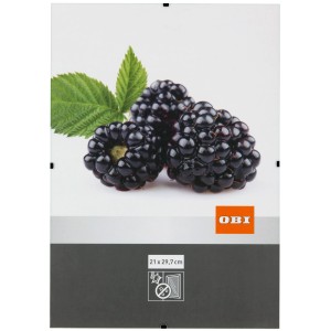 Cornice portafoto OBI senza bordi 21x29,7cm con vetro antiriflesso per documenti e foto.
