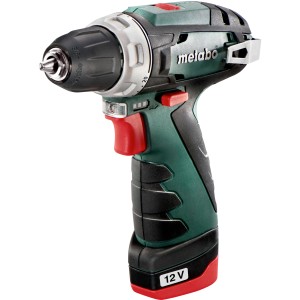 Visseuse-perceuse sans fil Metabo PowerMaxx BS Basic avec batterie et coffret.