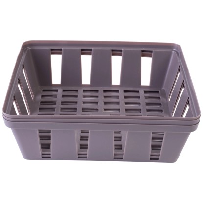 Videx Garden Blumenzwiebelschalen Taupe (HxBxT) 7 x 22 x 24 cm / 3er-Set