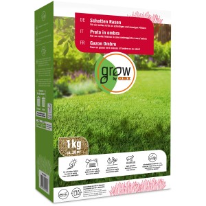 OBI Gazon Ombre 1 kg : Paquet de graines de gazon pour zones ombragées, adapté pour env. 30 m².