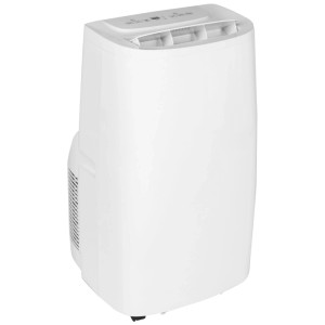 Climatiseur Emerio blanc avec 16 000 BTU/h et fonction WiFi.