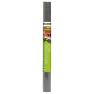 Telo di separazione Windhager, 90cm x 7m, 130 g/m², grigio, per il controllo delle erbacce e la stabilizzazione del suolo.