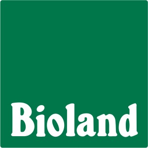 Logo Bioland sur fond vert