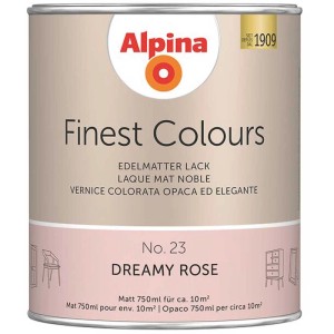 Alpina Finest Colours Buntlack Dreamy Rose, 750ml Dose.