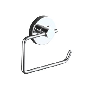 Wenko Milazzo porta carta igienica con sistema Vacuum-Loc, cromo.