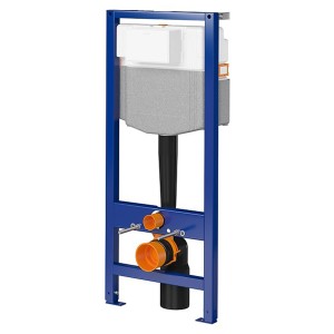 Cersanit System 50 Mech telaio WC, supporto blu con cassetta.