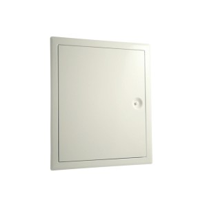 Sportello di ispezione bianco Marley, 250x300 mm, in lamiera d'acciaio zincata per cartongesso.