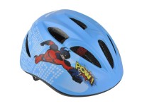 Fischer Fahrrad-Helm für Kinder Motiv Comic Blau Gr. S/M