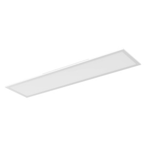 Panneau LED Osram Essential Remote-CCT blanc, 100x25 cm, pour montage au plafond.