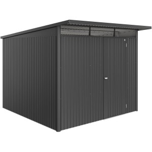 Porte supplémentaire Biohort Avantgarde Eco, gris foncé métallisé, pour abris de jardin.