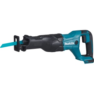 Seghetto alternativo a batteria Makita DJR186ZK nero/turchese per legno e metallo.