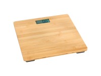 Wenko Personenwaage Bambus Braun 30 x 30 cm