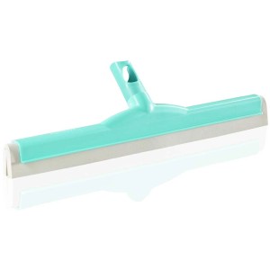 Leifheit Click Bad tergivetro, verde menta, con doppia lama per bagno e piastrelle.