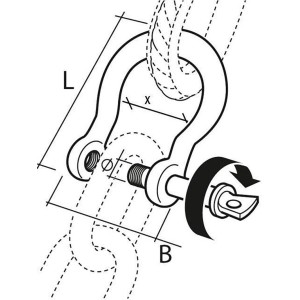 Grillo bombato larghezza ganasce 22 mm