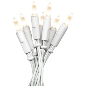 Guirlande lumineuse LED Star Trading, blanche, avec 35 LED blanc chaud pour intérieur.