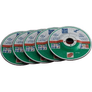LUX Disques à tronçonner pour pierre, lot économique, 5 pièces, diamètre 125 mm, accessoire pour meuleuse d'angle.
