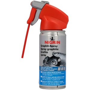Nigrin Spray graphite 100ml pour réparation peinture et carrosserie.