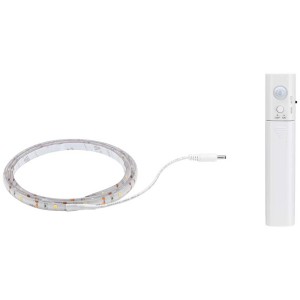 Striscia LED Paulmann con sensore di movimento, 1 m, a batteria per illuminazione flessibile.
