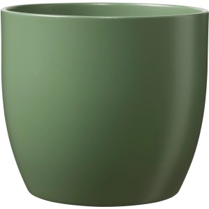 Vaso da fiori verde muschio Soendgen Keramik Basel Fashion, Ø 21 cm, finitura opaca.