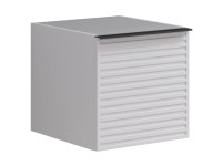 Midischrank Pixel Weiss Stripes (HxBxT) 40 x 40 x 45,5 cm