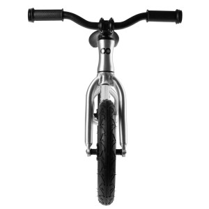 Koor Ruuky Sportivo 12 pollici, bici senza pedali argento per bambini da 1,5-3 anni.