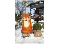 Videx Winterschutz-Vlieshaube Fredy 110 cm x 100 cm Orange