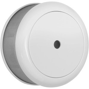 Détecteur de fumée Smartwares RM620 Mini blanc avec une durée de vie de 10 ans.