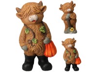 Dekofigur Stier stehend Kunststoff Höhe 42 cm / assortiert / 1 Stk.