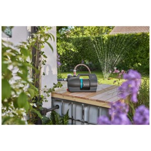 Gardena 5000 SilentComfort, pompe pour maison et jardin, utilisée pour l'irrigation du jardin.