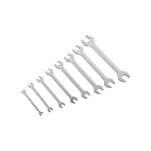 Jeu de clés LUX Comfort, 8 pièces, tailles 6-22 mm, idéal pour les travaux de vissage.