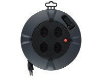 Schönenberger Kabeltrommel Schwarz 4 x T13 Kabellänge 7 m