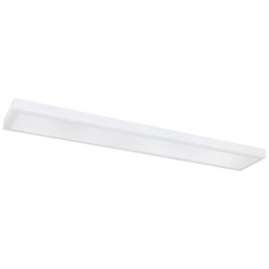 Panneau LED blanc Eglo Pietrangeli, 118,5x20cm, en aluminium, pour bureaux et pièces de travail.