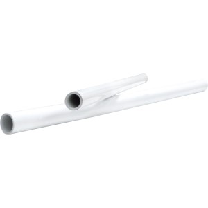 Tube multicouche composite, barre de 2,5 m, Ø 20 mm, plastique-aluminium pour installation d'eau potable et de chauffage.