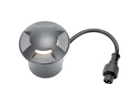 Schönenberger Bodeneinbauspot 24V LED Gitter Anthrazit Rund Ø 6 cm / 110 lm