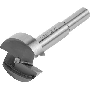 Punta Forstner LUX Profi Comfort Ø 35 mm in acciaio per lavori di legno precisi.