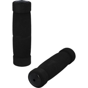 Poignées de guidon souples noires Fischer pour vélos, réparation et pièces détachées.