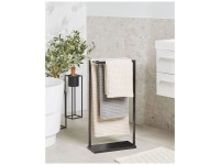 Handtuchständer Garcitas freistehend Stahl Schwarz 42 x 83 cm