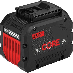 Batterie Bosch Professional ProCore 18V 12Ah pour outils électroportatifs, robuste et puissante.
