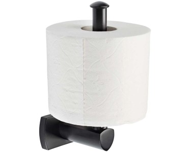 BIASCA - Porte-rouleau pour papier toilette noir…