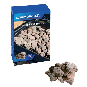 Pietre laviche Campingaz, 3 kg, per grill a gas. Accessorio per barbecue per una distribuzione uniforme del calore.