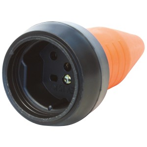 Orange Steko TPE-Kupplung Typ 15 IP44 für Stecker & Splinte.