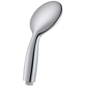 Pommeau de douche chromé Diaqua Sabik One PCR avec 1 jet et raccord 1/2 pouce.