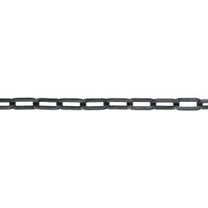 Brünierte Zierkette, 3 mm Durchmesser, als Meterware für Bootstechnik.