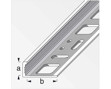Profilo angolare Alluminio bianco brillante (HxLxP) 1 x 2,1 x 250 cm